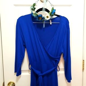 Cobalt blue Maternity Dress